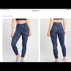 Athleta ultimate stash printed 7/8 tights, NWT